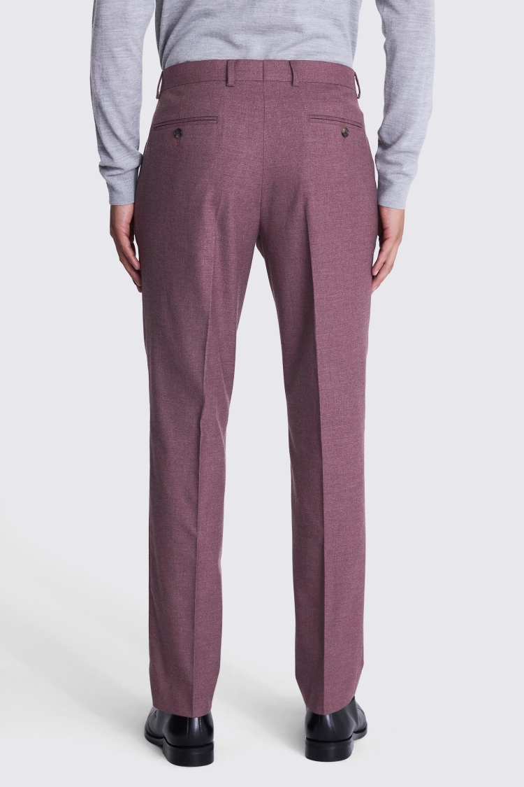 Tailored Fit Mulberry Flannel Pants