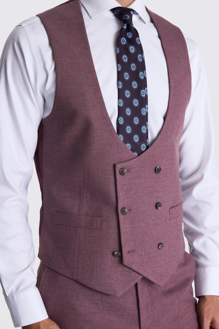 Tailored Fit Mullberry Flannel Vest 