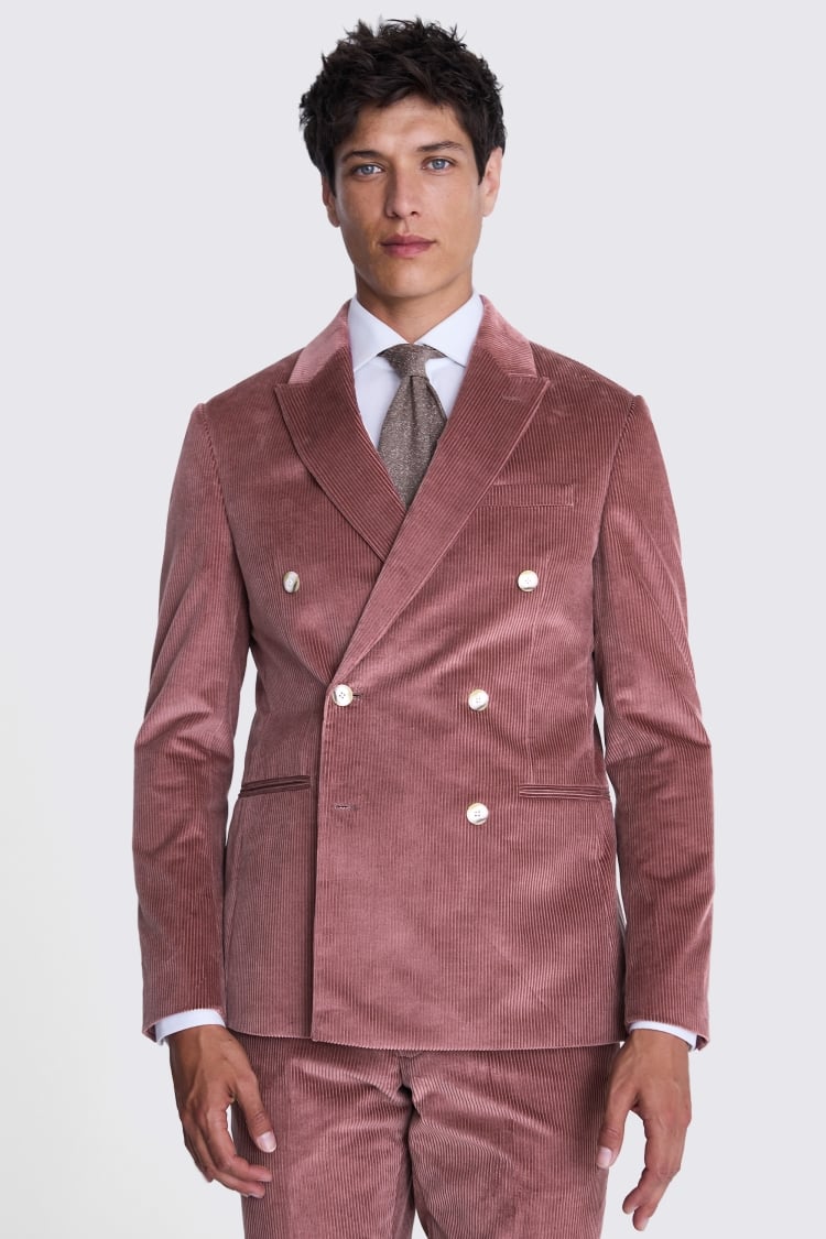 Slim Fit Cerise Corduroy Jacket 