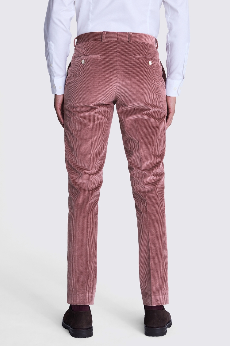 Slim Fit Cerise Corduroy Pants