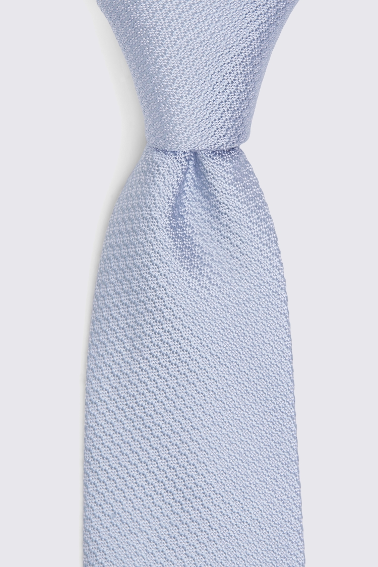 Sky Silk Semi-Plain Tie