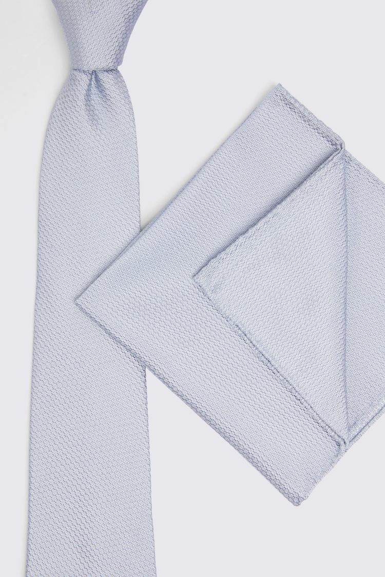 Sky Silk Semi-Plain Tie