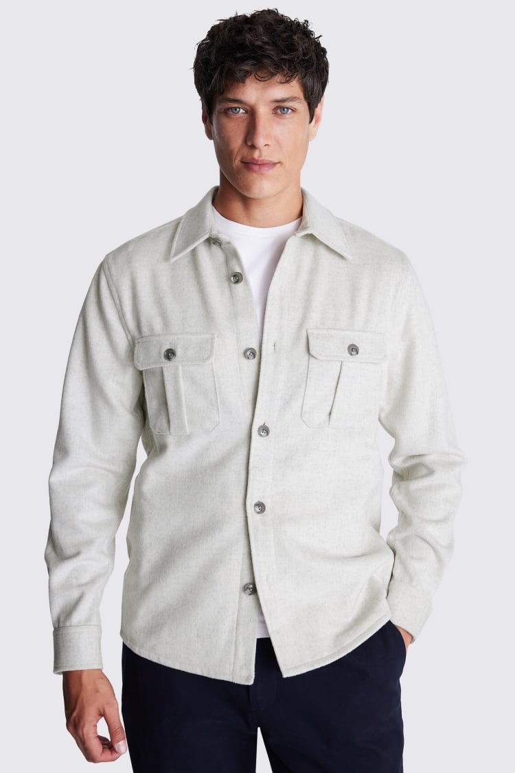 Off-White Flannel Safari Overshirt