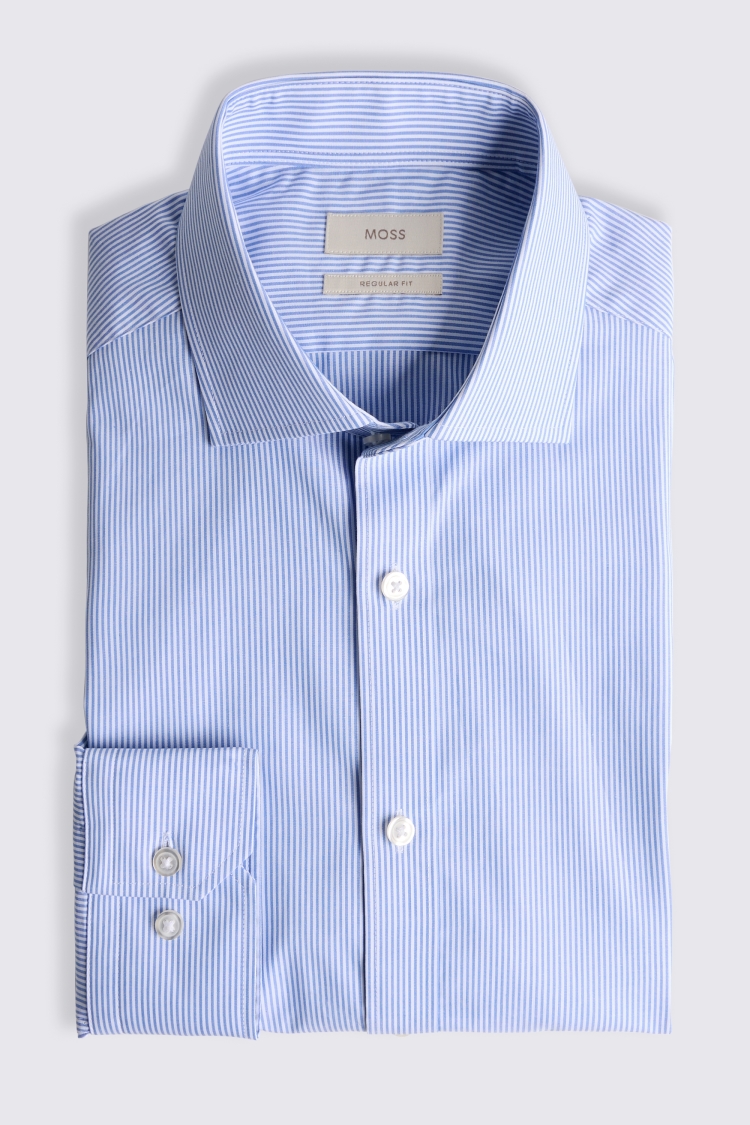 Regular Fit Sky Stripe Shirt