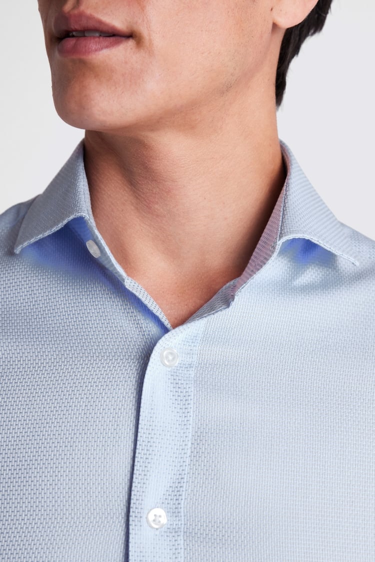 Tailored Fit Sky Dobby Shirt