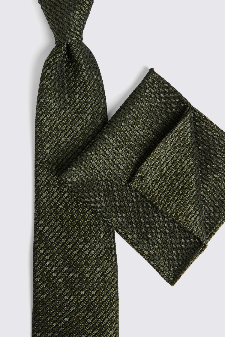 Olive Grenadine Tie