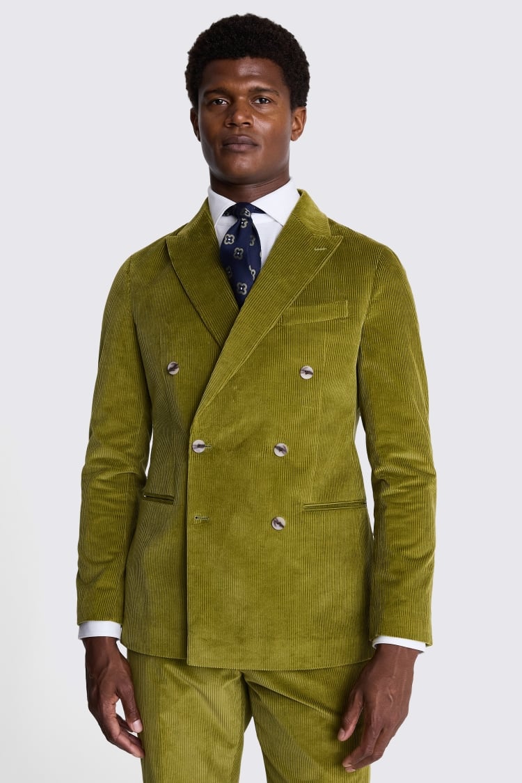 Green corduroy jacket mens best sale