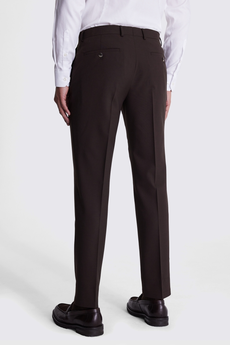 DKNY Slim Fit Brown Pants