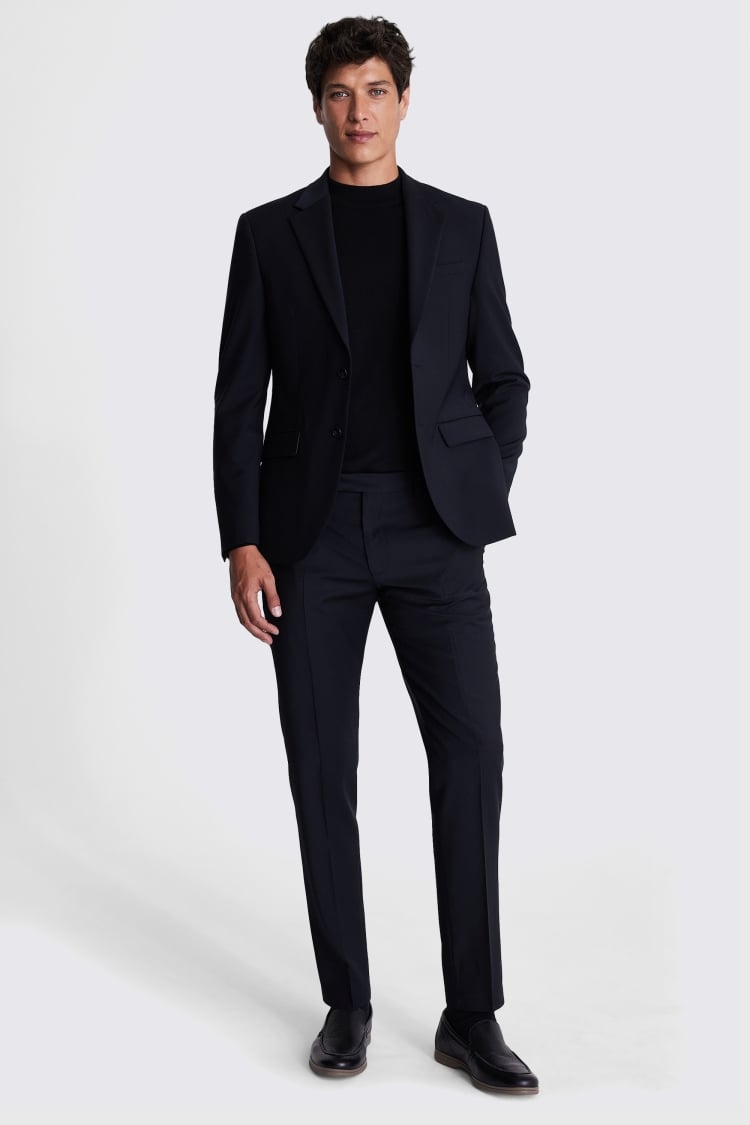 DKNY Slim Fit Black Suit