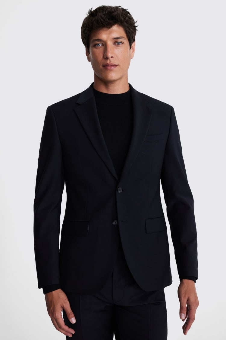 DKNY Slim Fit Black Suit