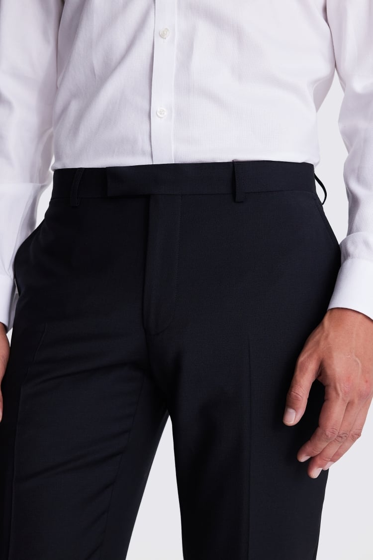 DKNY Slim Fit Black Trousers