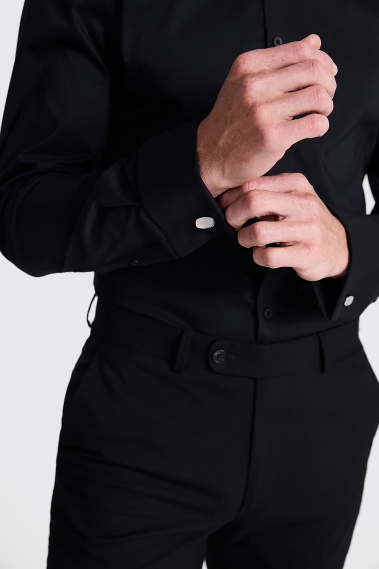 Slim fit Black Stretch Shirt