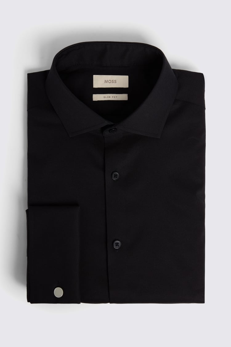 Slim fit Black Stretch Shirt