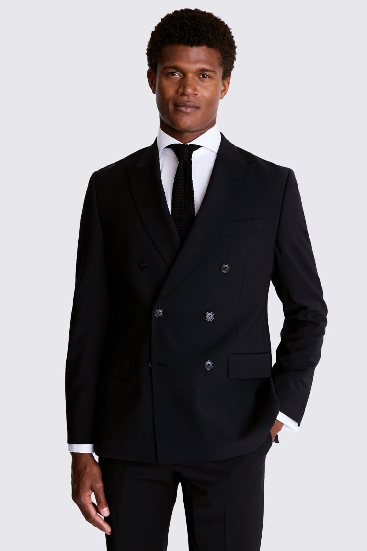 Tailored Fit Black Performance Jacket