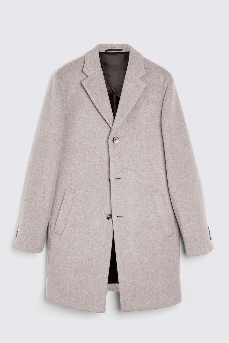 Oatmeal overcoat mens on sale