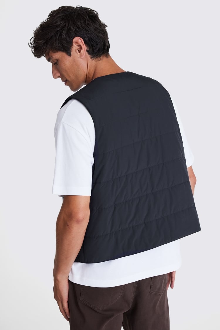 Navy Liner Gilet 