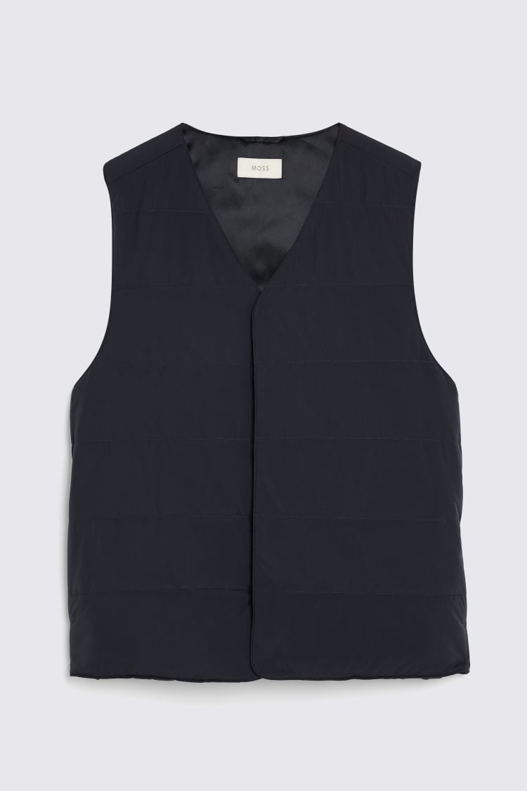 Navy Liner Gilet 