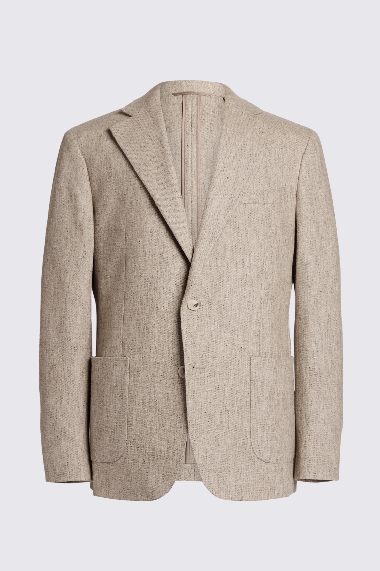 Tailored Fit Oatmeal Suit