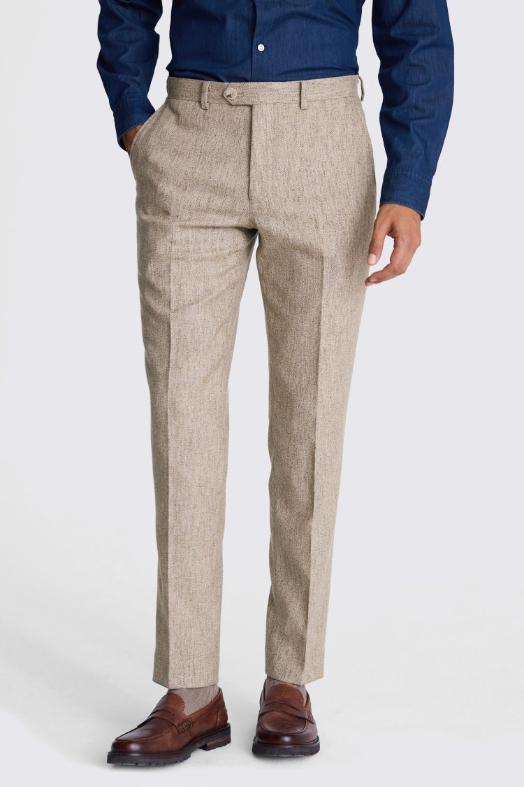 Tailored Fit Oatmeal Pants