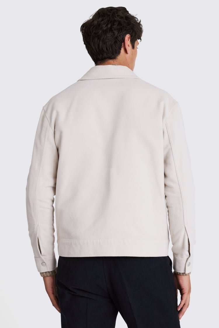 Ecru Moleskin Jacket 