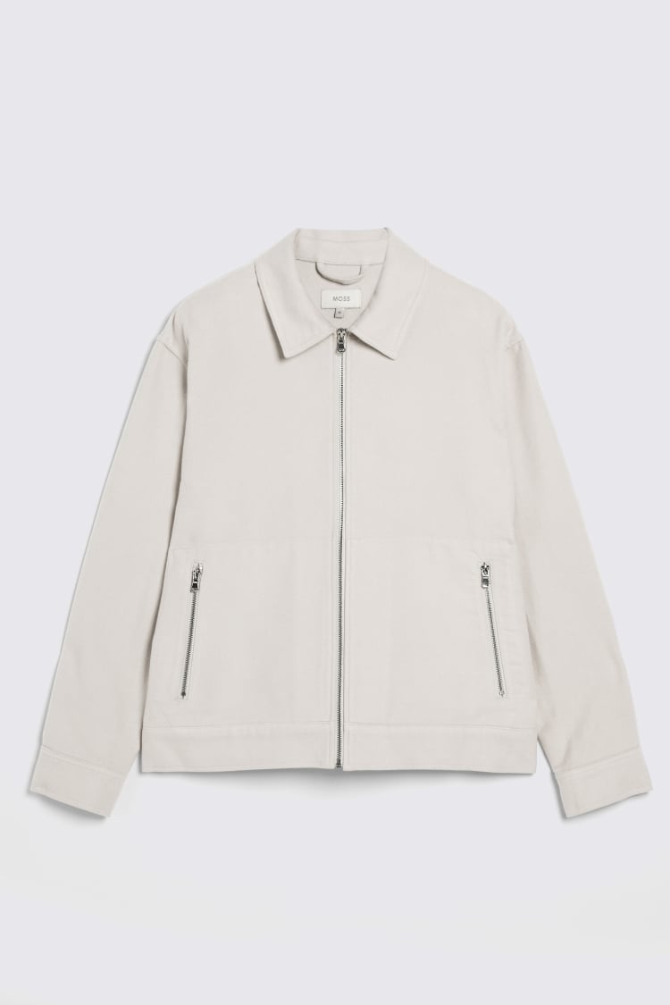 Ecru Moleskin Jacket 