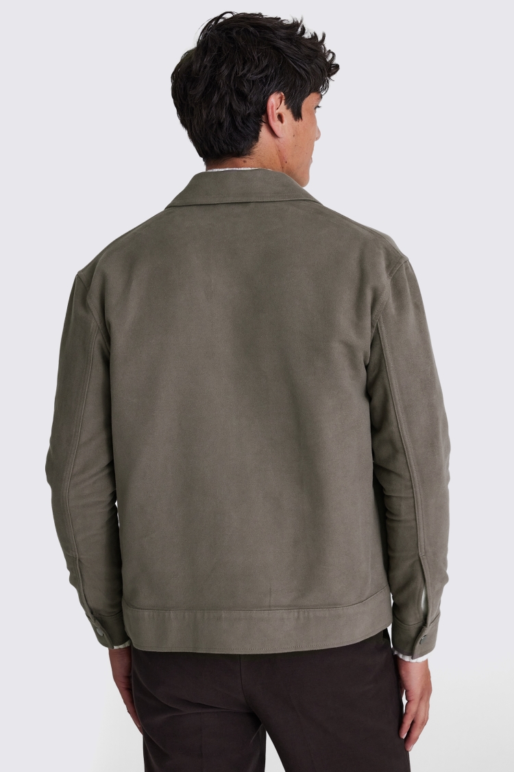 Taupe Moleskin Jacket