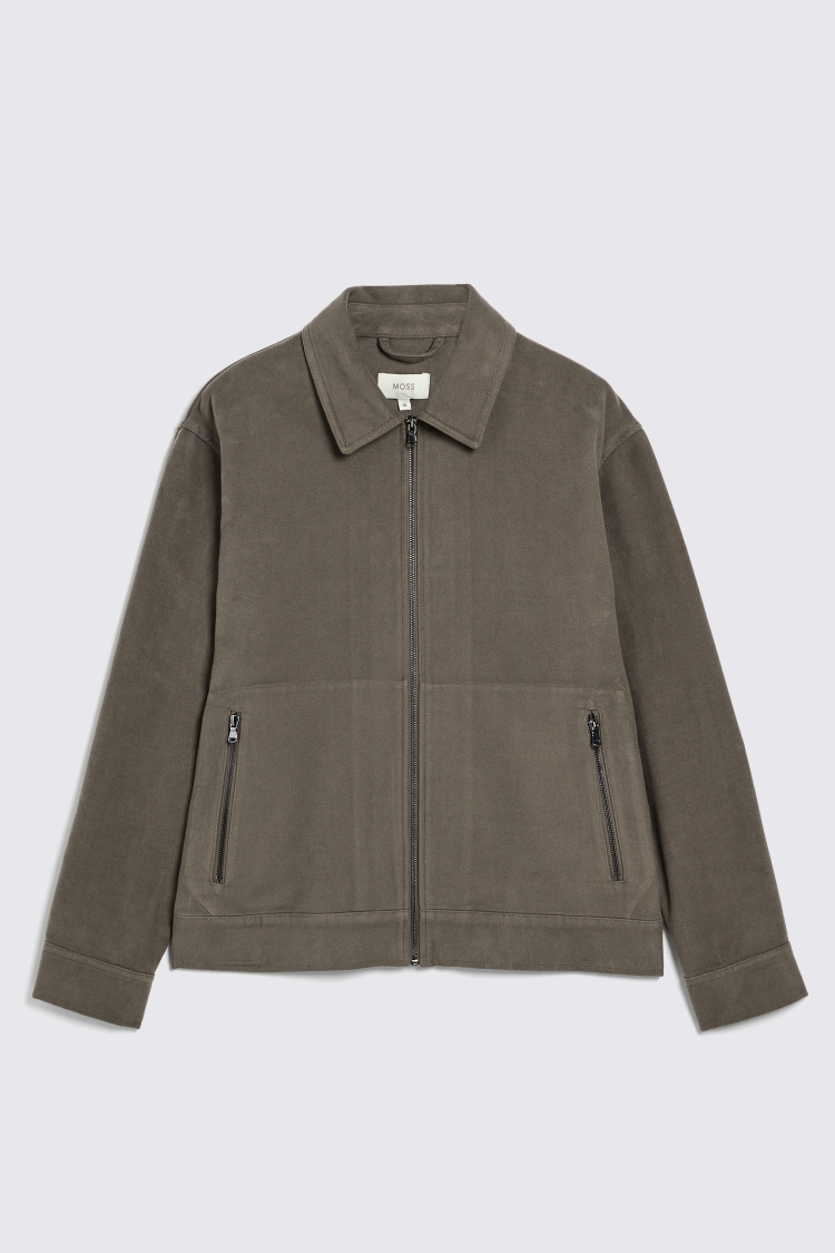 Taupe Moleskin Jacket