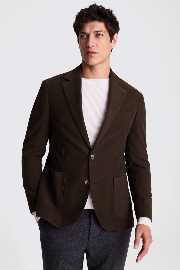 Moss bros unstructured suit hotsell