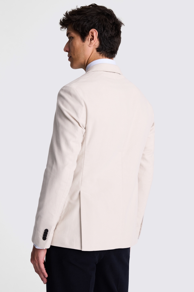 Tailored Fit Winter White Moleskin Jacket