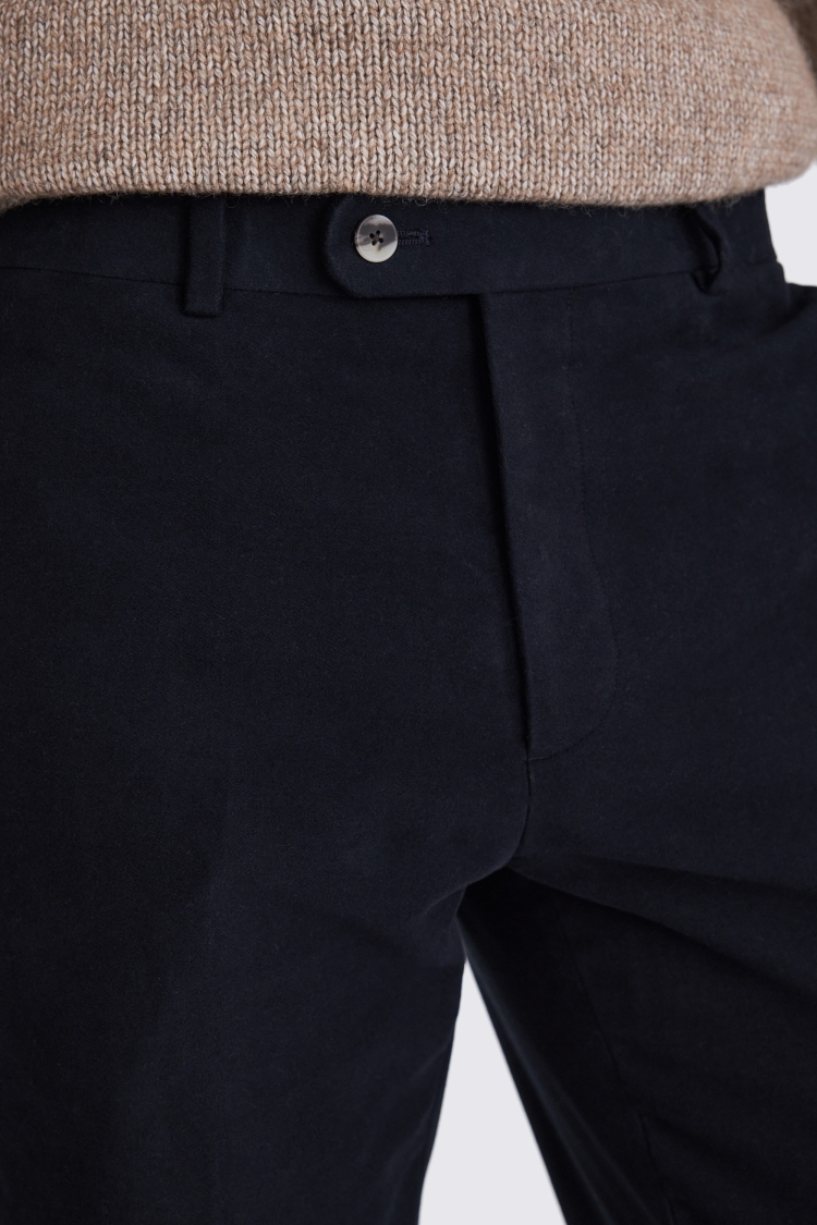 Navy Moleskin Pants