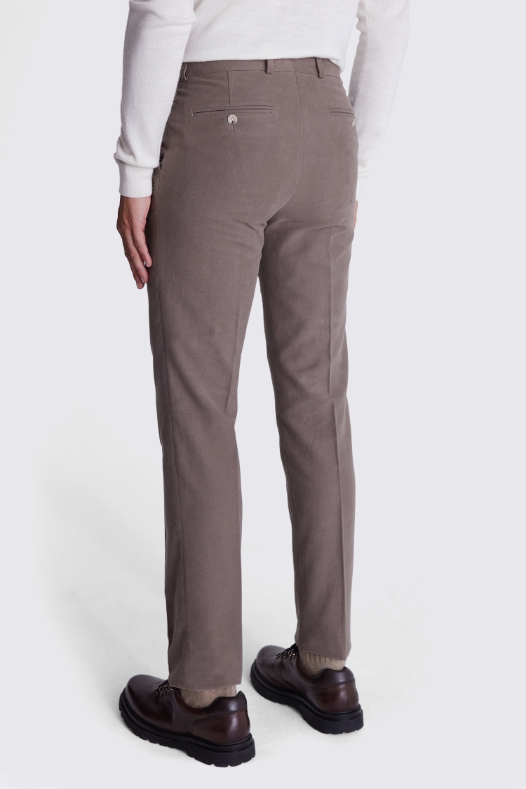 Taupe Moleskin Trousers