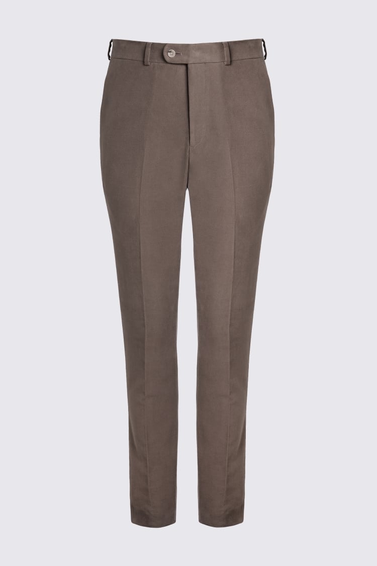 Taupe Moleskin Trousers