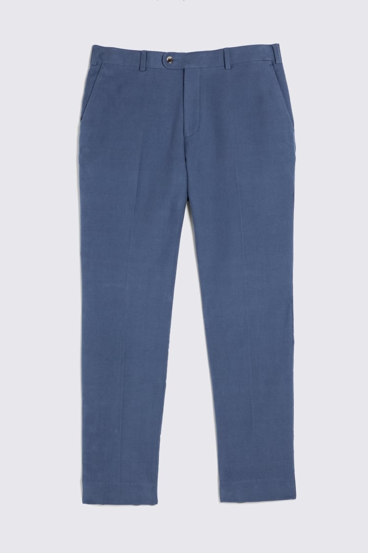 Steel Blue Moleskin Trousers