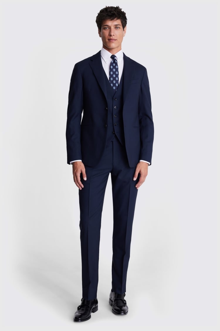 Italian Slim Fit Navy Suit