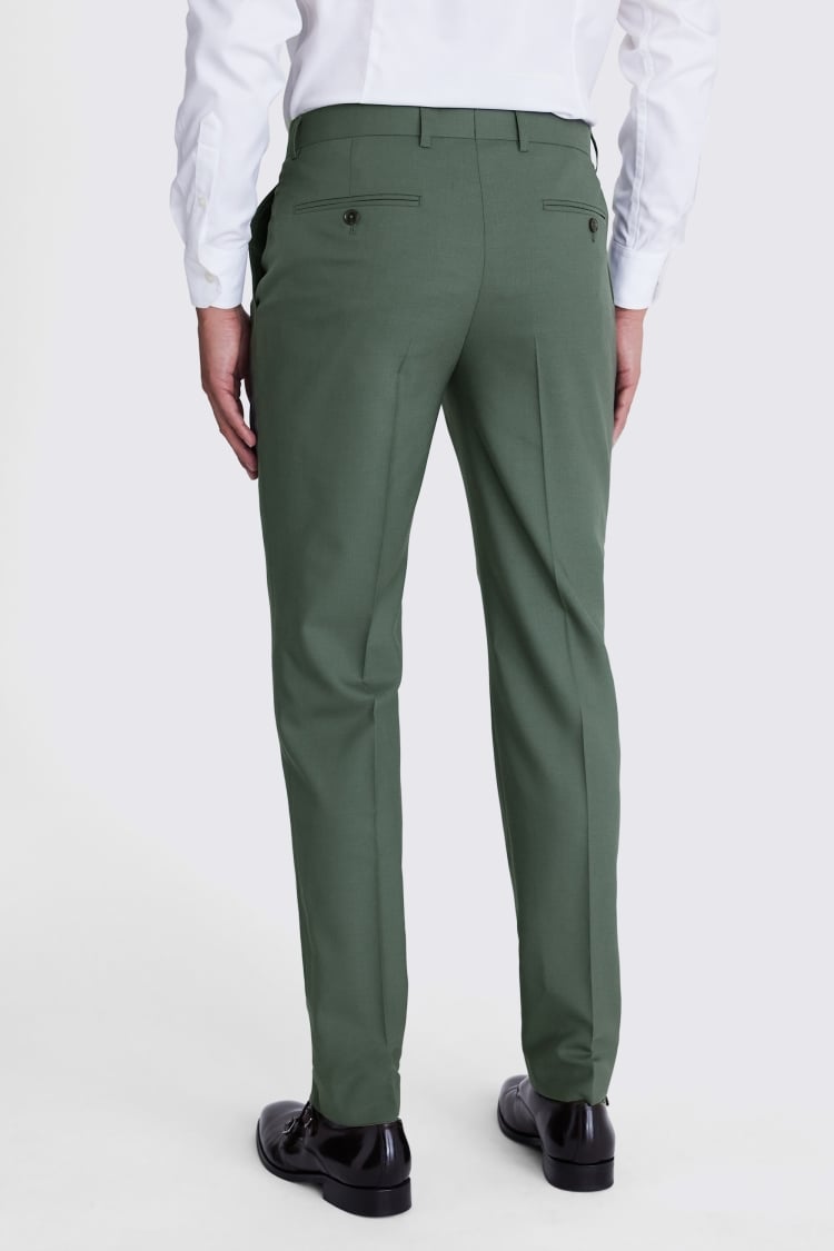 Italian Slim Fit Khaki Trousers