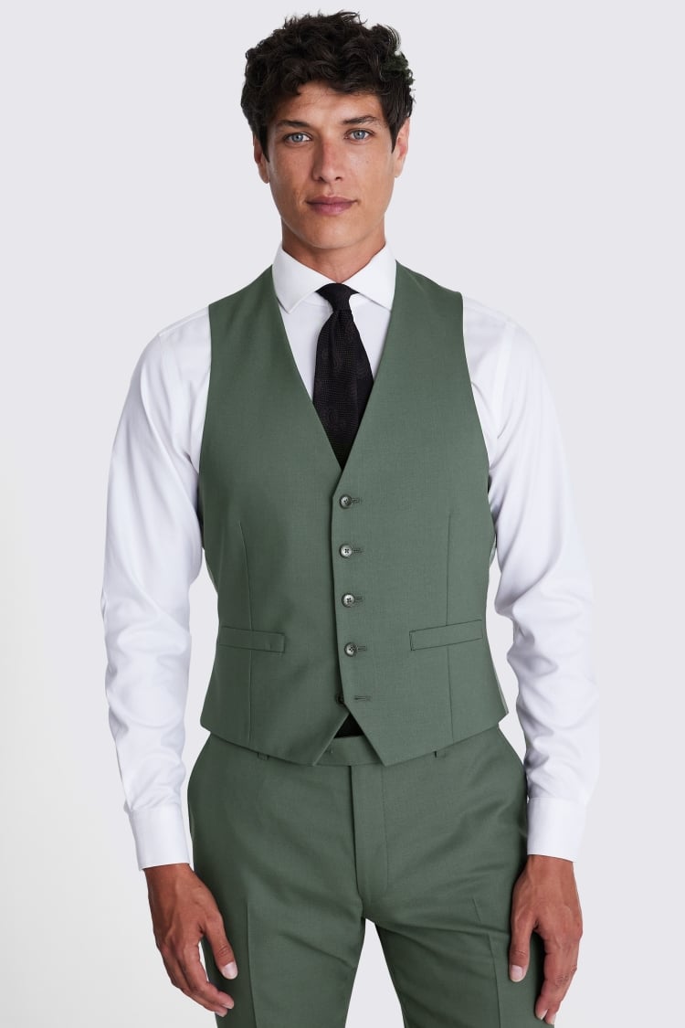 Khaki waistcoat hotsell