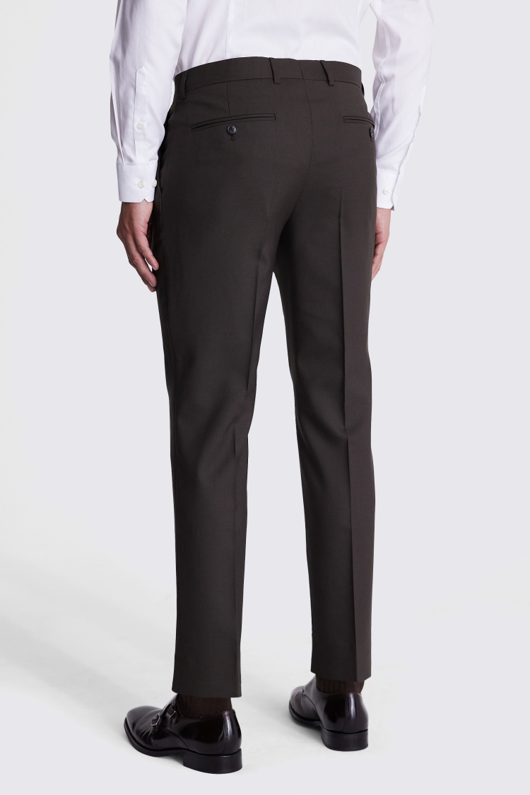 Italian Slim Fit Brown Pants