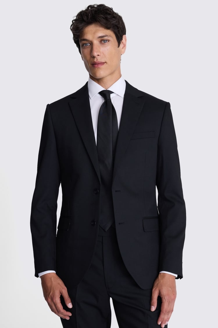 French Connection Slim Fit Black Jacket 