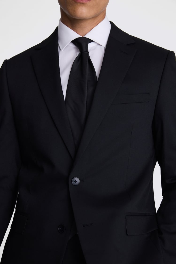 French Connection Slim Fit Black Suit