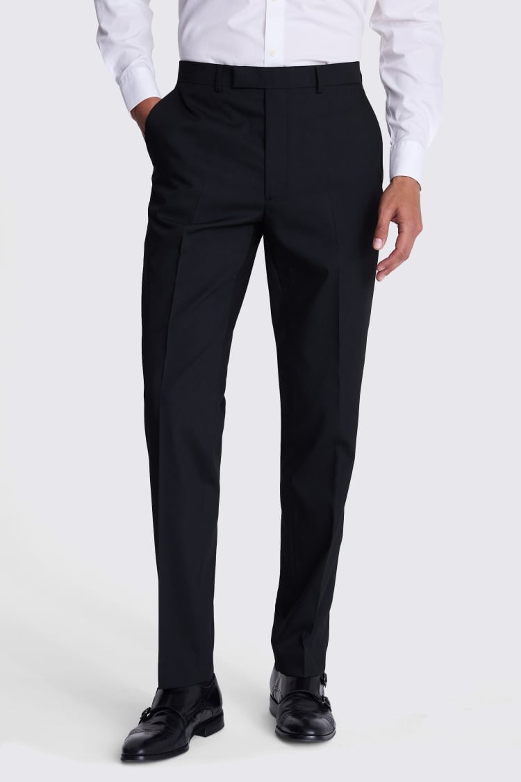 French Connection Slim Fit Black Suit