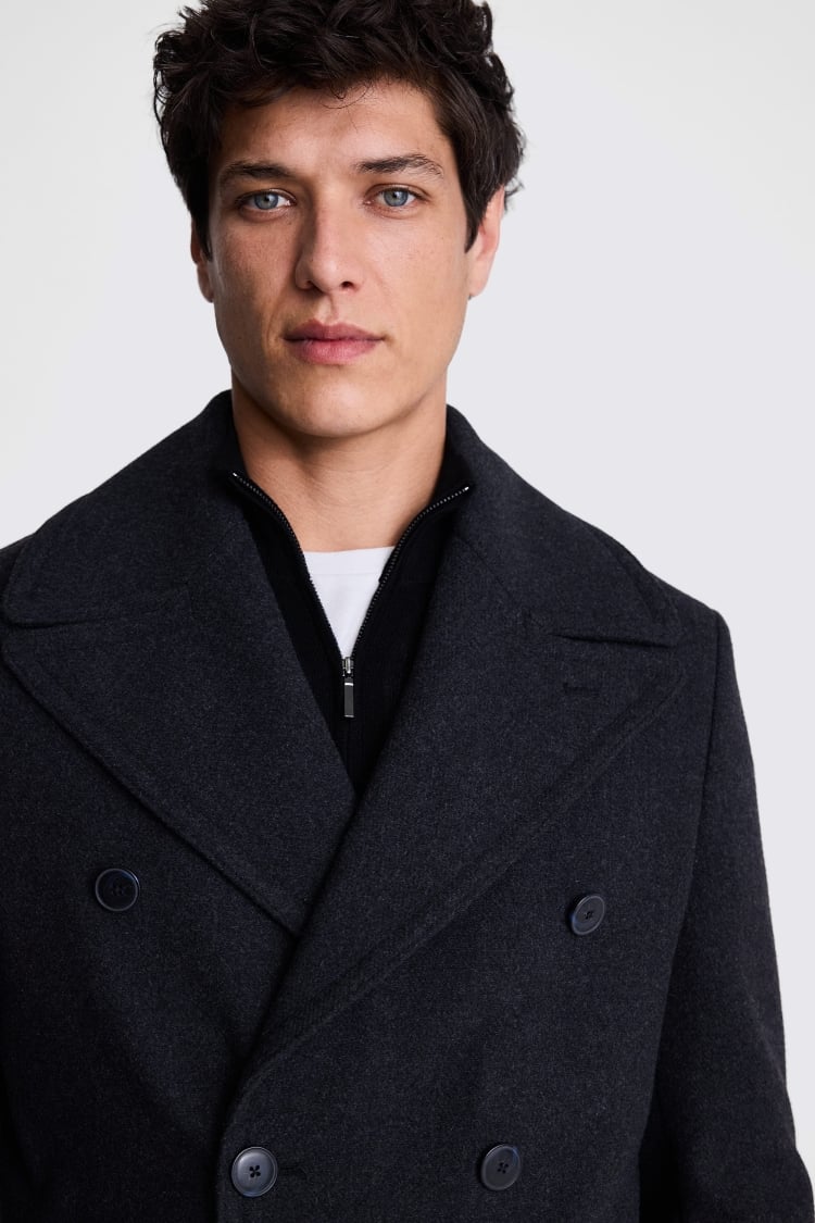 Charcoal Peacoat 