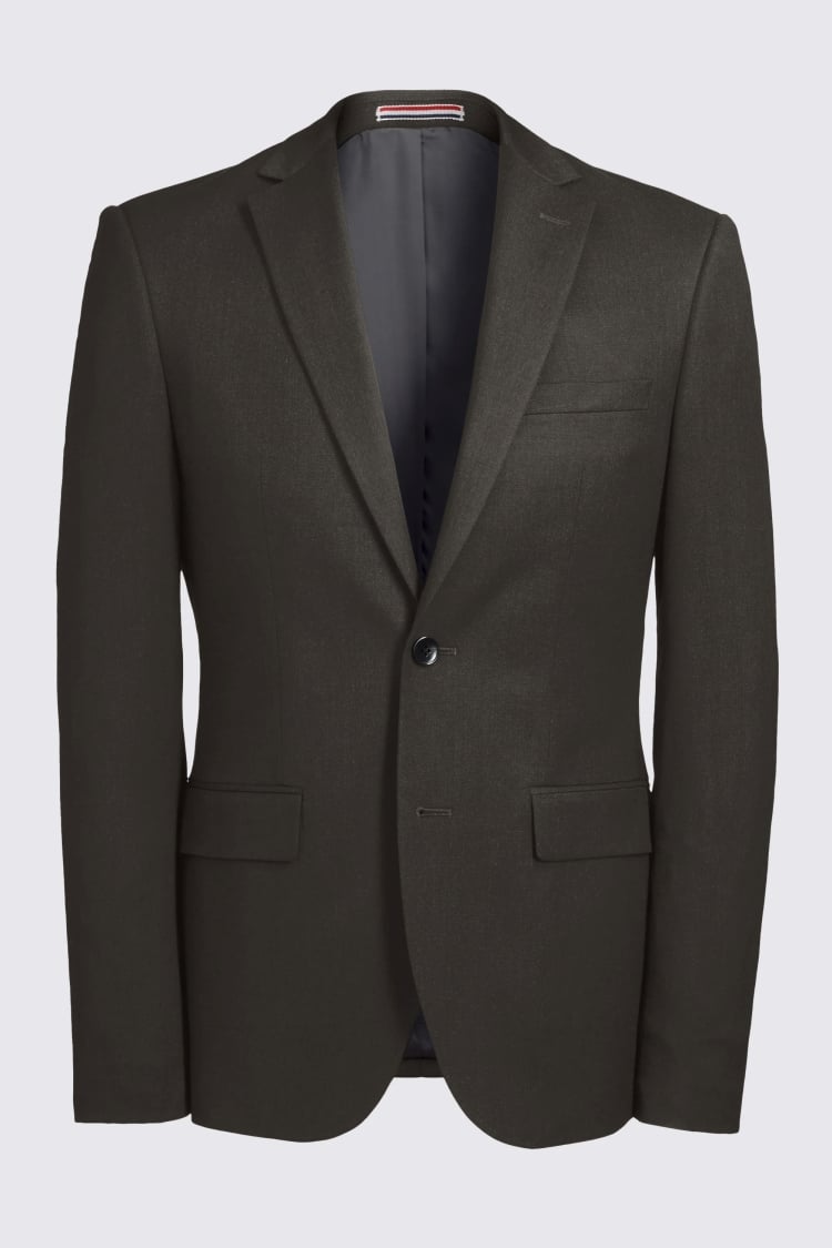 Slim Fit Charcoal Stretch Suit