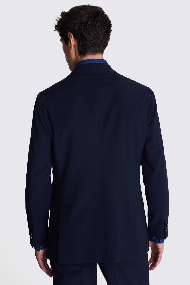 Relaxed Fit Navy Suit