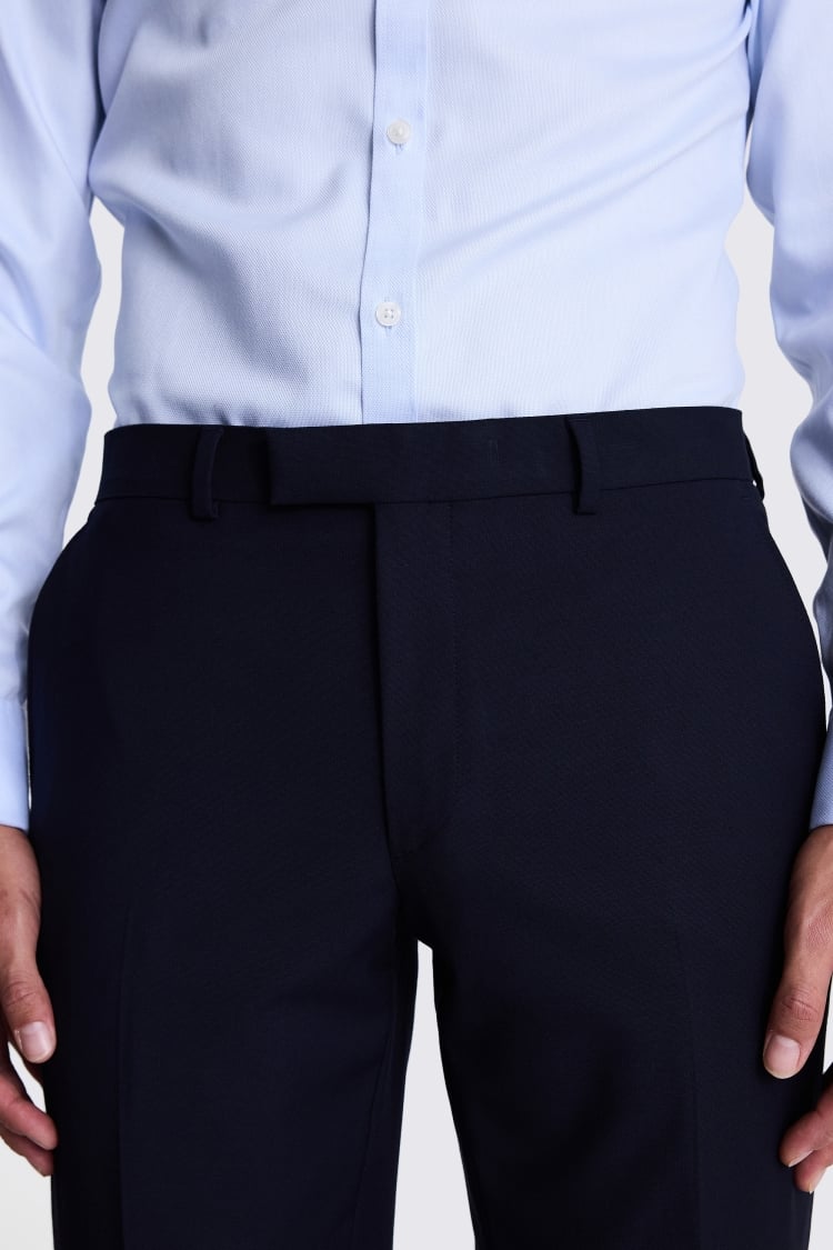 French Connection Slim Fit Navy Pants