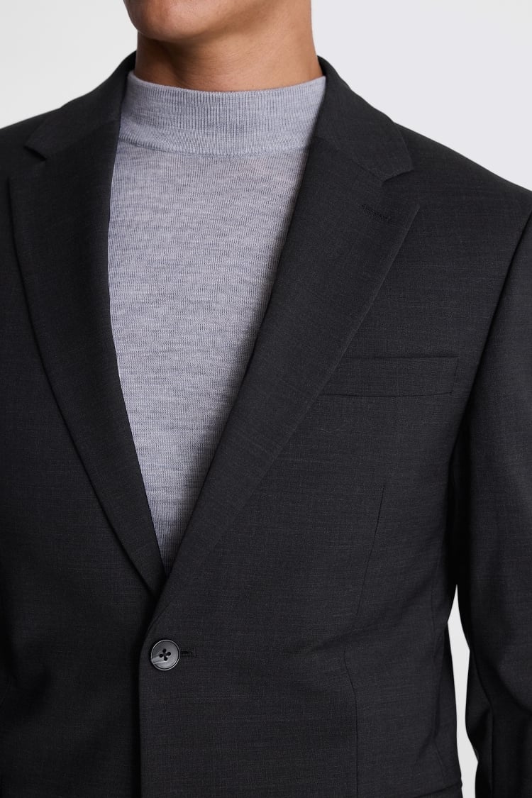 DKNY Slim Fit Charcoal Suit