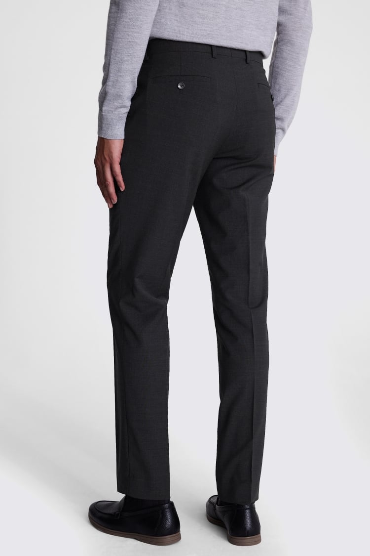 DKNY Slim Fit Charcoal Trousers