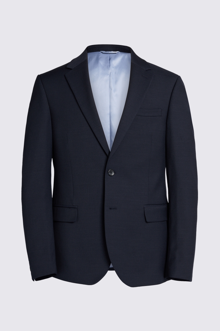 DKNY Slim Fit Navy Texture Jacket