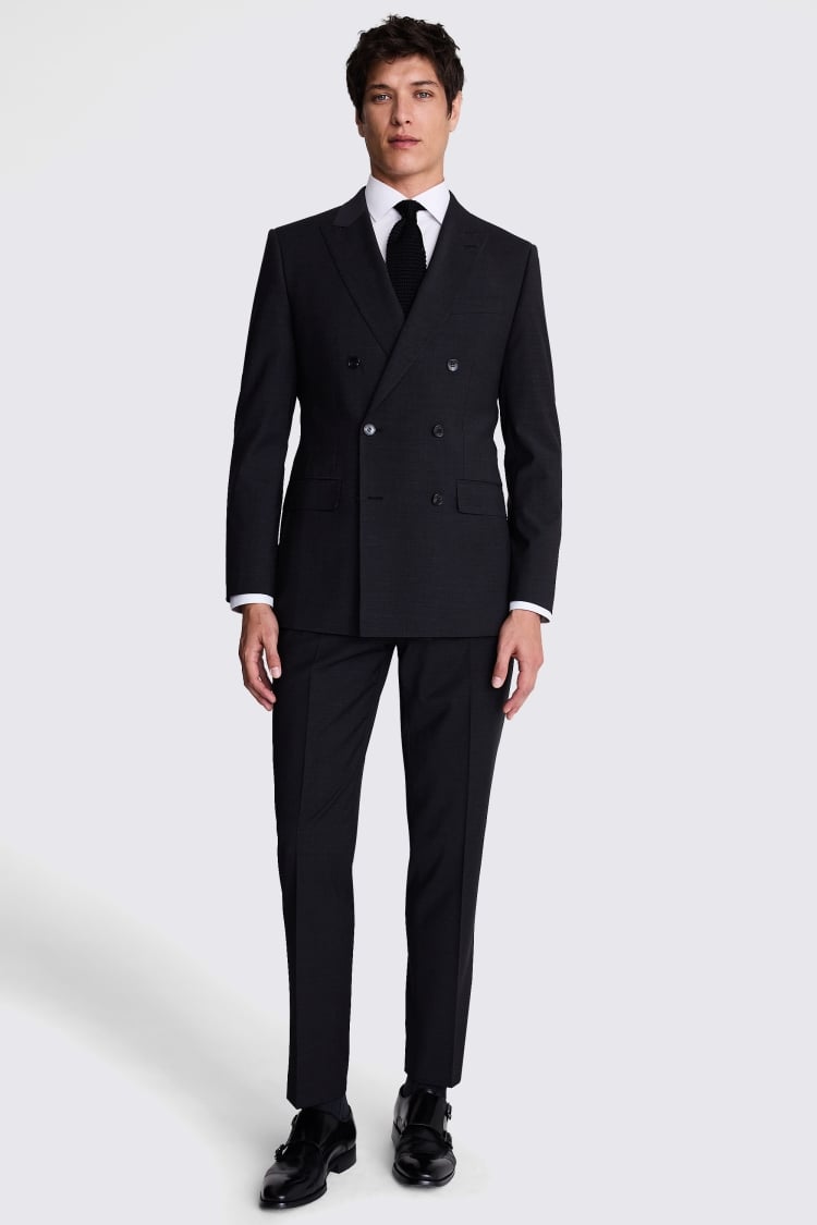 Tailored Fit Charcoal Performance Suit