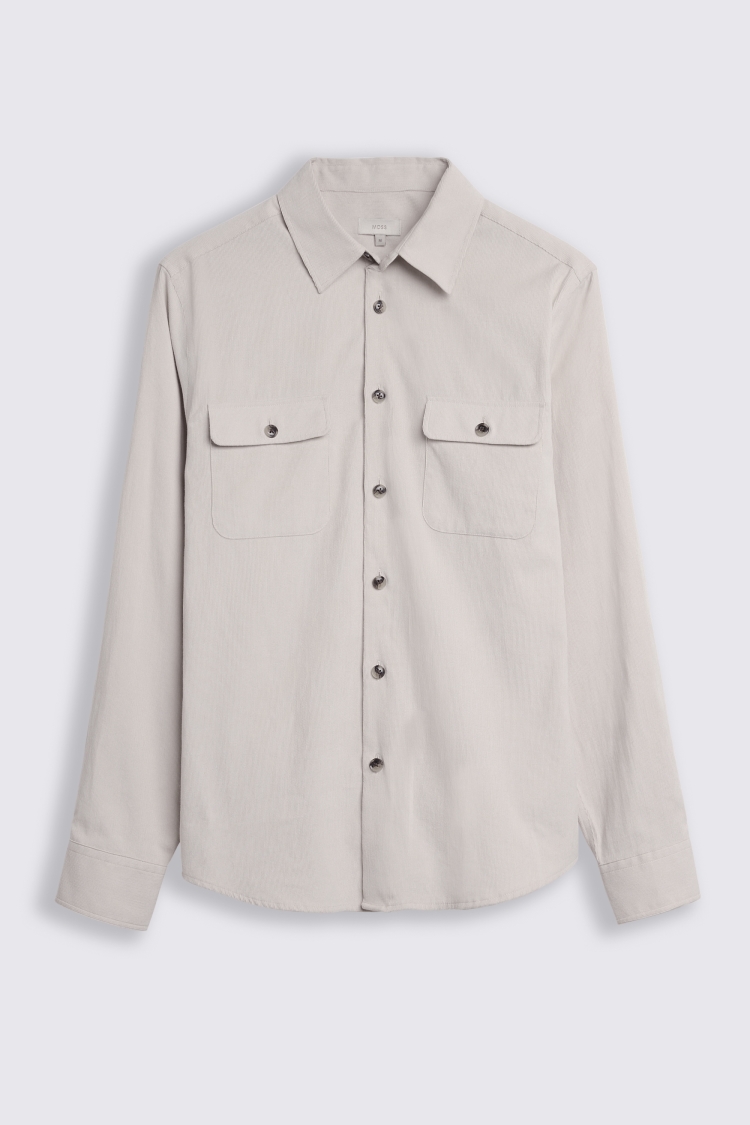 Off White Lightweight Corduroy Overshirt 