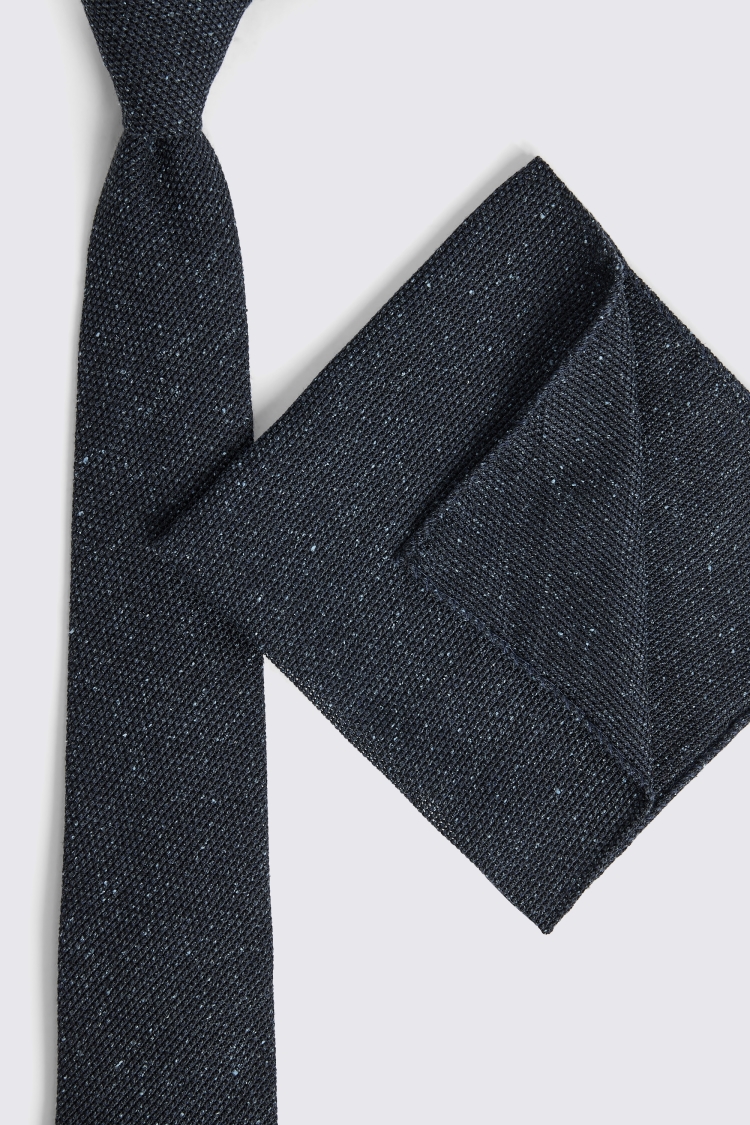 Italian Navy Grenadine Tie